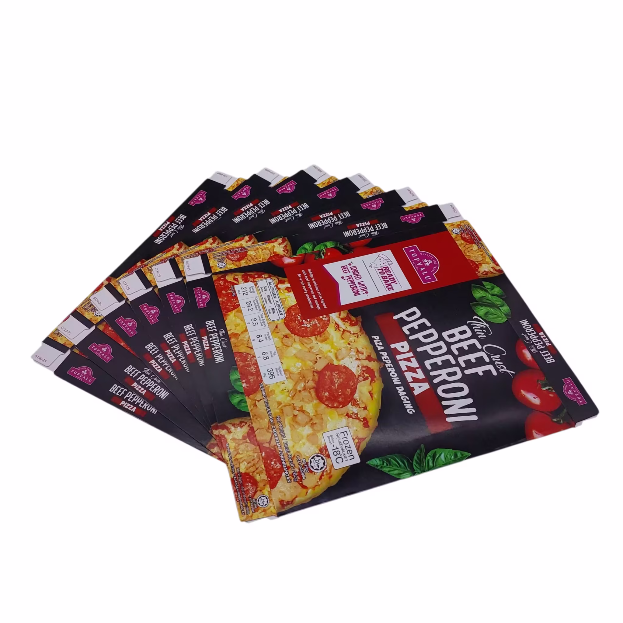 Custom printed frozen food box by Box One